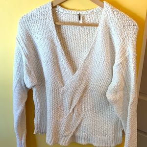 Free People Chunky Knit Sweater Ivory